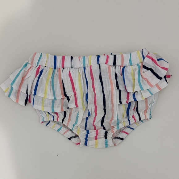 Jessica Simpson Other - Jessica Simpson Baby Girl Ruffle Bloomers Striped 24M New